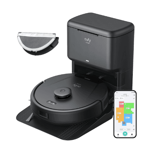 eufy L60 Hybrid SES Robot Vacuum + Mop with Hair Detangling Base